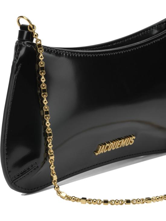 26FW 자크뮈스 쁘띠 비주 체인 숄더백 BAW00404BC18A01BLACK Black - JACQUEMUS