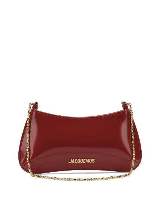 26FW 자크뮈스 쁘띠 비주 체인 숄더백 BAW00404BC18A01RED GOLD Red