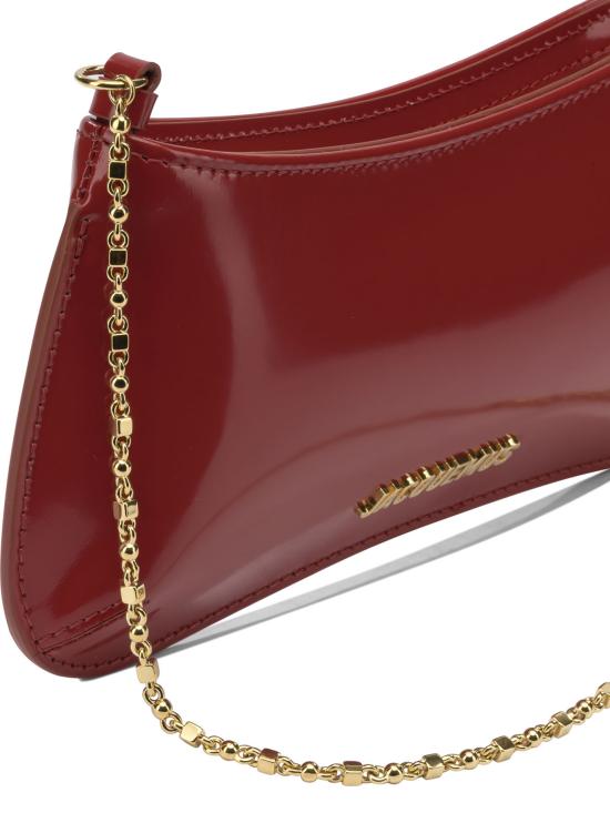 26FW 자크뮈스 쁘띠 비주 체인 숄더백 BAW00404BC18A01RED GOLD Red - JACQUEMUS