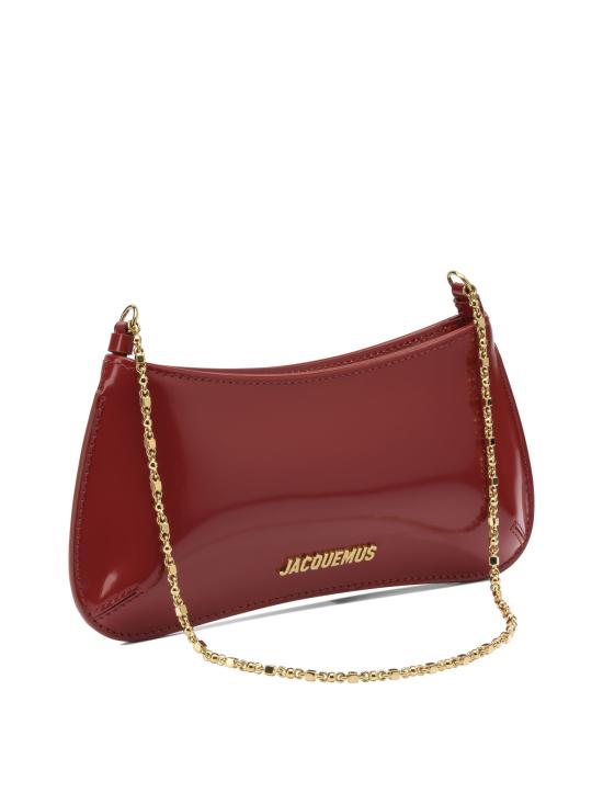 26FW 자크뮈스 쁘띠 비주 체인 숄더백 BAW00404BC18A01RED GOLD Red - JACQUEMUS