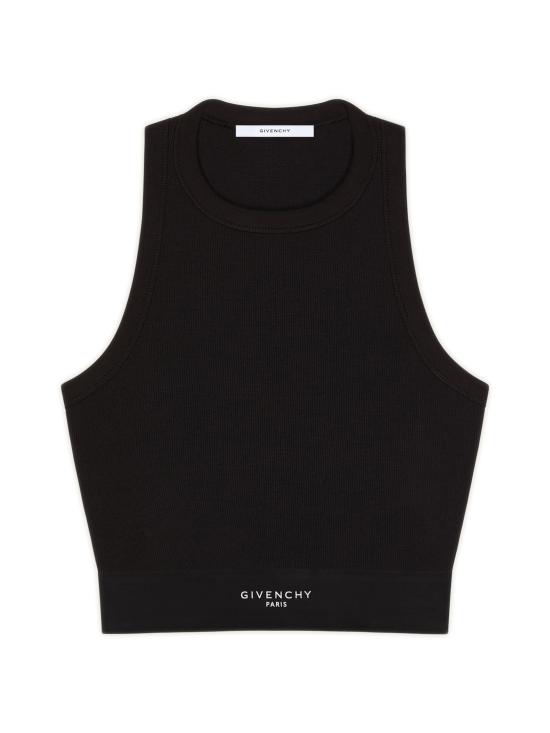 26FW 지방시 민소매 티셔츠 BW70FNR2Q3 001 Nero