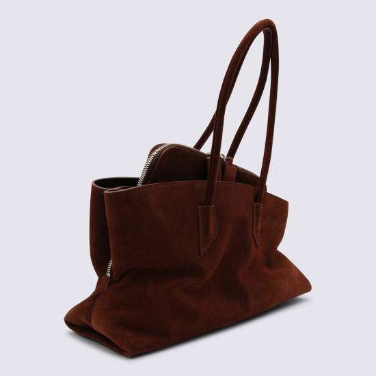 26FW 디 아티코 라 파세지아타 미디엄 탑 핸들 백 250WAH00054 LBT007AA850 LIGHT CHOCOLATE - THE ATTICO