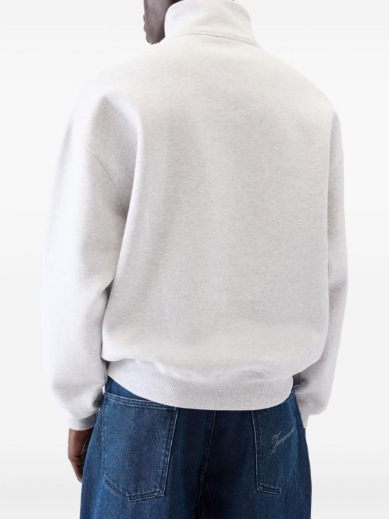 26FW 자크뮈스 하프 집업 스웨트 셔츠 SSM00313AJ00174 951 Grigio