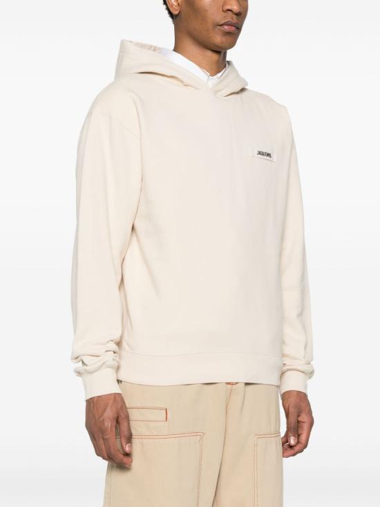 26FW 자크뮈스 그로그랭 후드 티셔츠 HOM00247AJ00126 150 Beige - JACQUEMUS