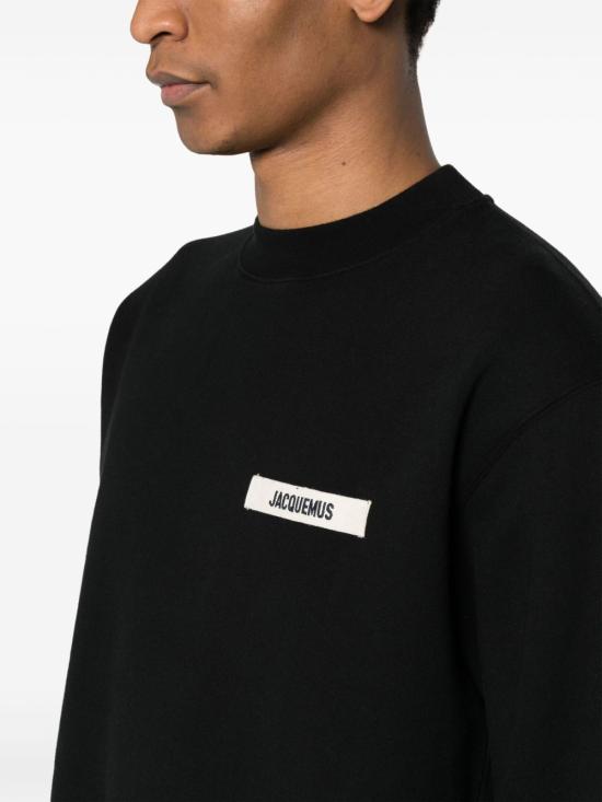 26FW 자크뮈스 그로그랭 스웨트 셔츠 SSM00206AJ00126 990 Nero - JACQUEMUS