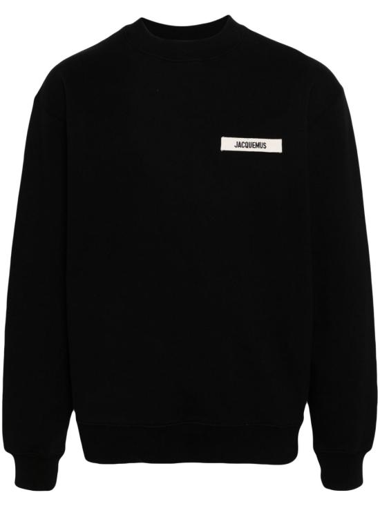 26FW 자크뮈스 그로그랭 스웨트 셔츠 SSM00206AJ00126 990 Nero