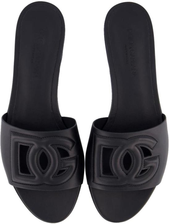 26SS 돌체앤가바나 뮬/슬리퍼 CQ0436 BLACK - DOLCE & GABBANA