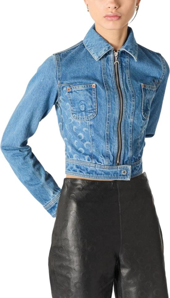 26SS 마린세르 데님 자켓 3701268285174 BLUE - MARINE SERRE