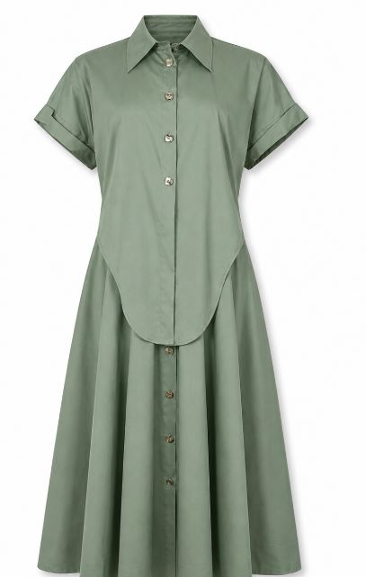 26SS 리우조 미디 원피스 CA6277 T297AP9639 Green peppermint