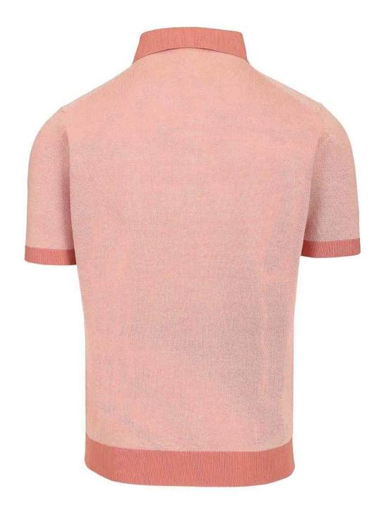 26SS 필리포 드 로렌티스 폴로 티셔츠 PL1MCSU18Q30204 Pink - FILIPPO DE LAURENTIIS