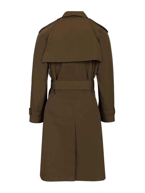 26SS 버버리 롱 라이트웨이트 코튼 트렌치 코트 8119090 Green - BURBERRY