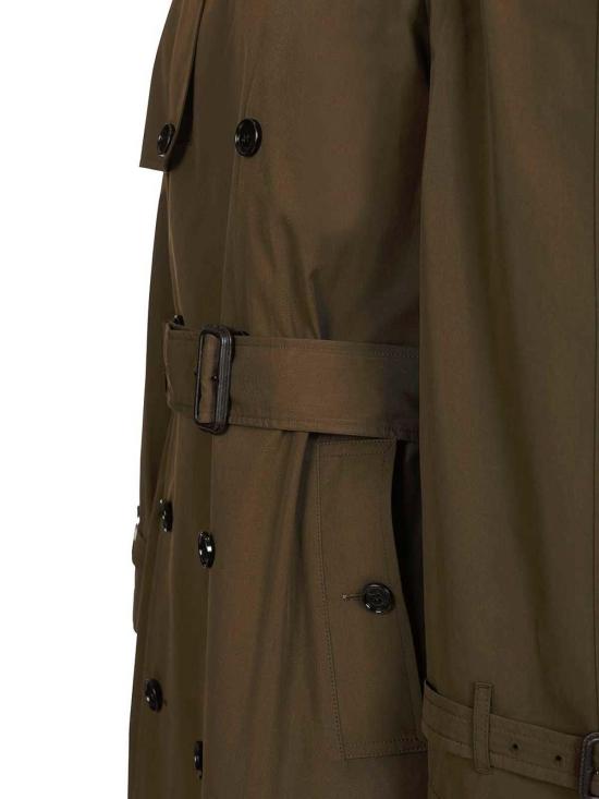 26SS 버버리 롱 라이트웨이트 코튼 트렌치 코트 8119090 Green - BURBERRY