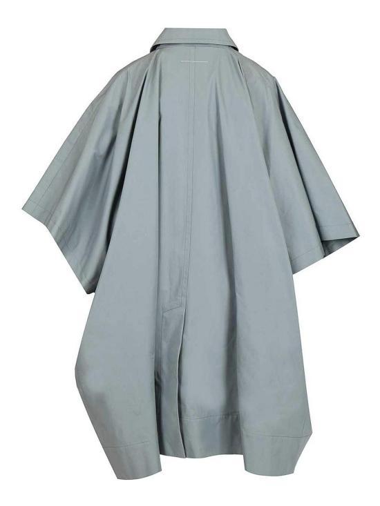  MM6 메종마르지엘라 워터 리펠런트 코튼 개버딘 코트 S52AH0083M35734507 Blue - MM6 MAISON MARGIELA