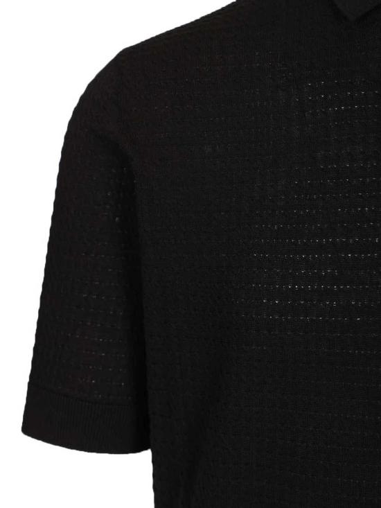 26SS 필리포 드 로렌티스 폴로 티셔츠 PL1MCCR14T990 Black - FILIPPO DE LAURENTIIS