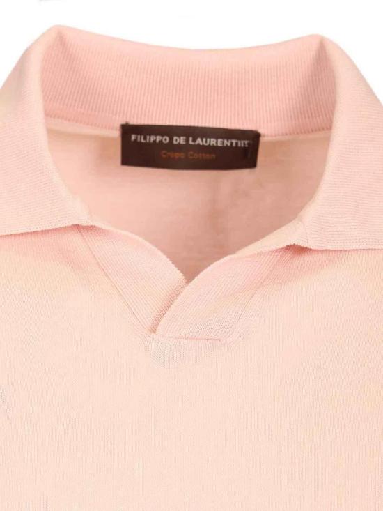 26SS 필리포 드 로렌티스 폴로 티셔츠 PL1MCSKTRCR14R320 Pink - FILIPPO DE LAURENTIIS