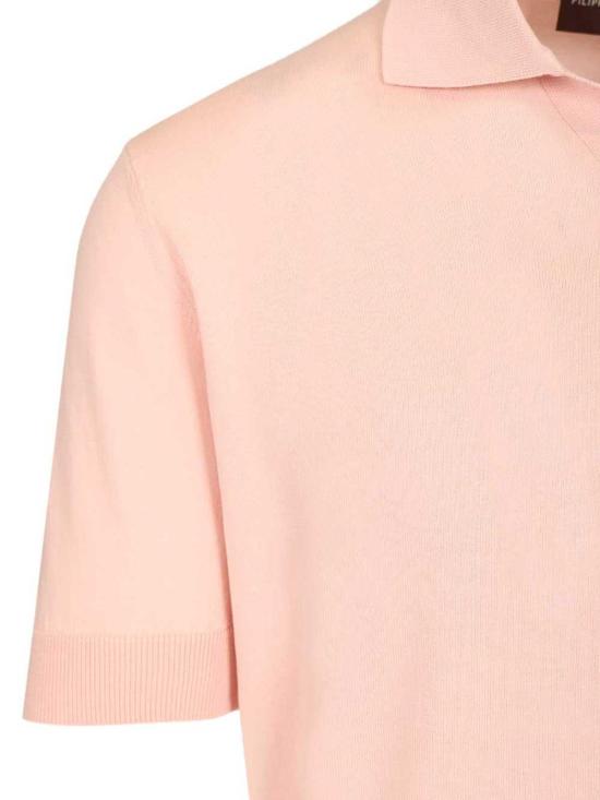 26SS 필리포 드 로렌티스 폴로 티셔츠 PL1MCSKTRCR14R320 Pink - FILIPPO DE LAURENTIIS