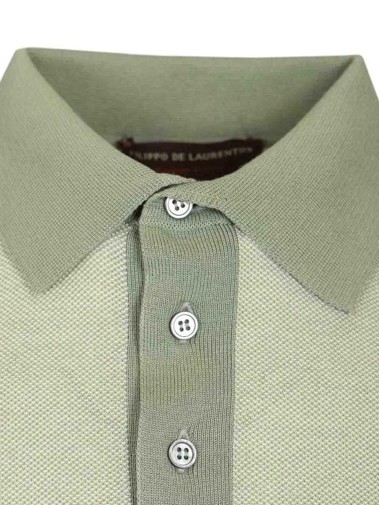 26SS 필리포 드 로렌티스 폴로 티셔츠 PL1MCSU18Q30252 Green - FILIPPO DE LAURENTIIS