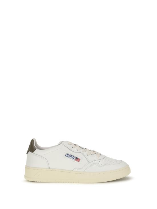 26FW 오트리 메달리스트 로우 스니커즈 AULMLL28 WHTCHOCO WHITE