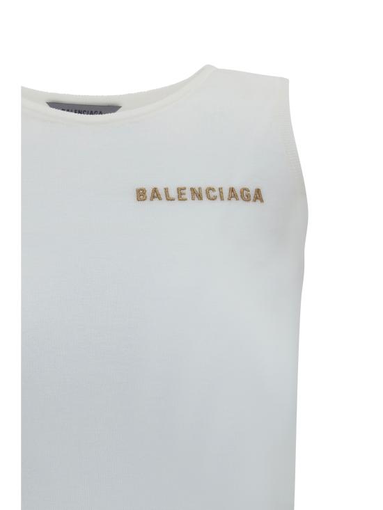 26FW 발렌시아가 코튼 탱크 탑 A000JDT3465 9000 - BALENCIAGA