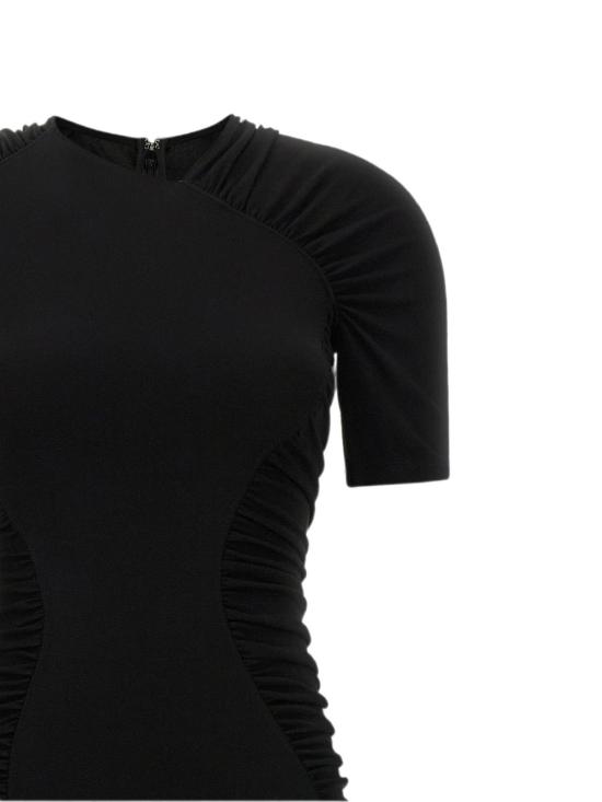 26FW 빅토리아 베컴 롱 원피스 1326WDR007375A BLACK Nero - VICTORIA BECKHAM