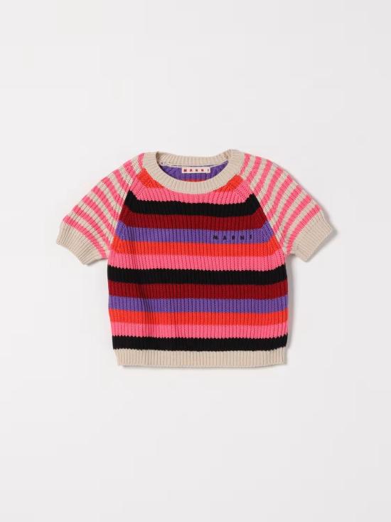 26SS [키즈] 마르니 풀오버 M01739M00X1 0MC77 MULTICOLOR STRIPES