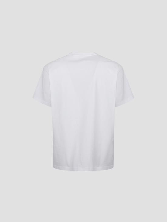 26FW 지방시 맥시 로고 코튼 티셔츠 BM71NK3YRS 128 WHITE LIGHT BLUE - GIVENCHY