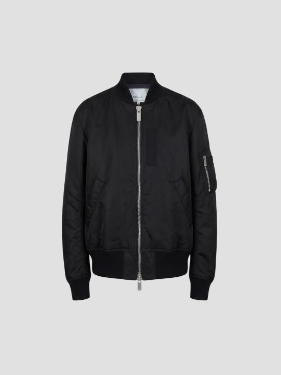 26FW 사카이 나일론 봄버자켓 SCW301 001 BLACK