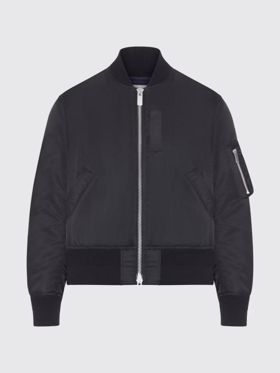 26FW 사카이 나일론 봄버자켓 SCW301 001 BLACK