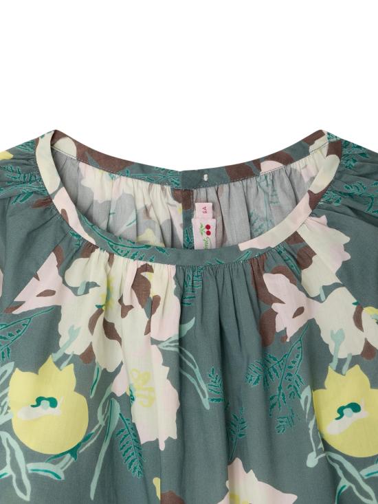 26SS [키즈] 봉쁘앙 블라우스 S06GBLW00021 548 SLATE GREEN - BONPOINT