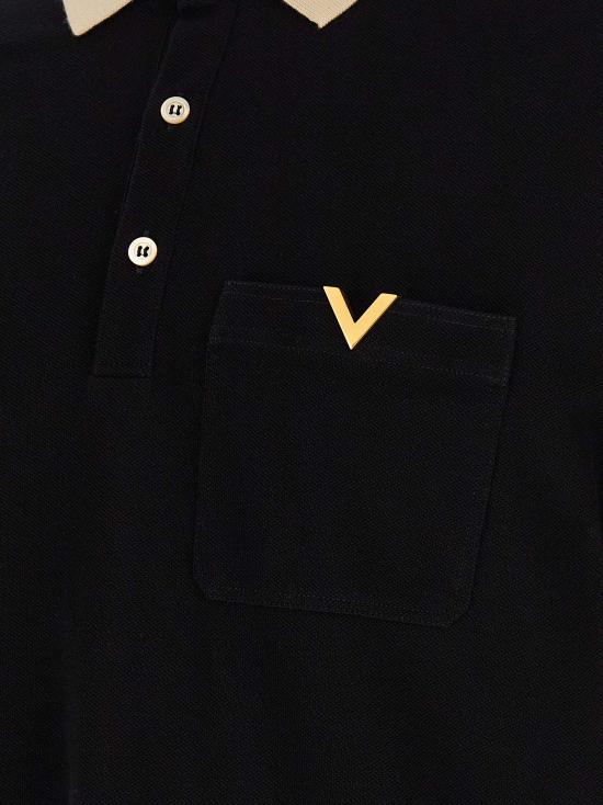 26FW 발렌티노 가라바니 폴로 티셔츠 V3MH01KBGT9RA White Black - VALENTINO GARAVANI