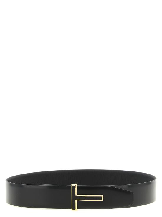 26FW 톰포드 가죽 벨트 TB248LCL237GNAA Black - TOMFORD