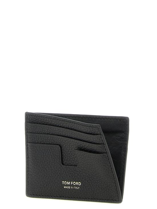 26FW 톰포드 그레인 레더 클래식 카드 홀더 Y0233LCL158GNAA Black - TOMFORD