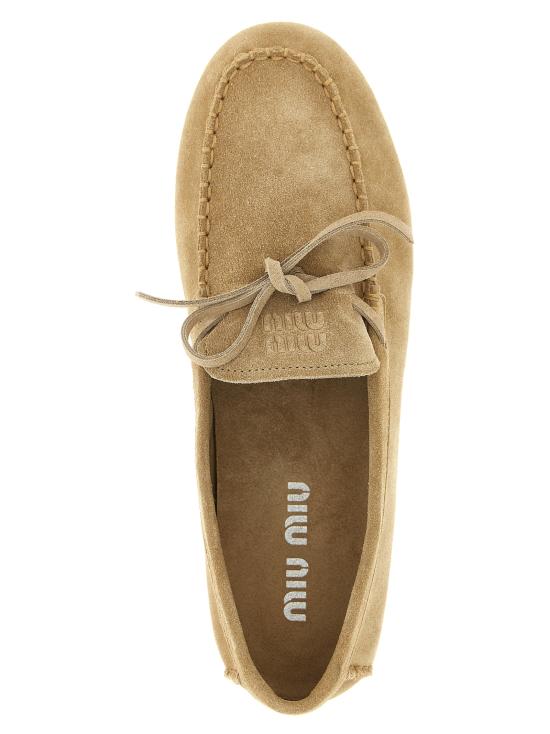 26SS 미우미우 로퍼 5D577EF005054F0F24 Beige - MIU MIU