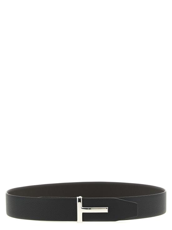 26FW 톰포드 그레인 레더 T 아이콘 벨트 40mm TB178LCL236SENB Multicolor - TOMFORD