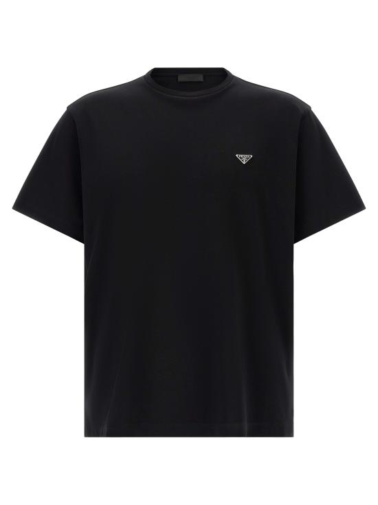 26FW 프라다 반팔 티셔츠 UJN954SOOO240F0002 Black
