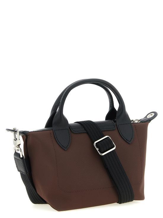 26FW 롱샴 르 플리아쥬 에너지 탑 핸들백 XS L1500HSR742 Brown - LONGCHAMP