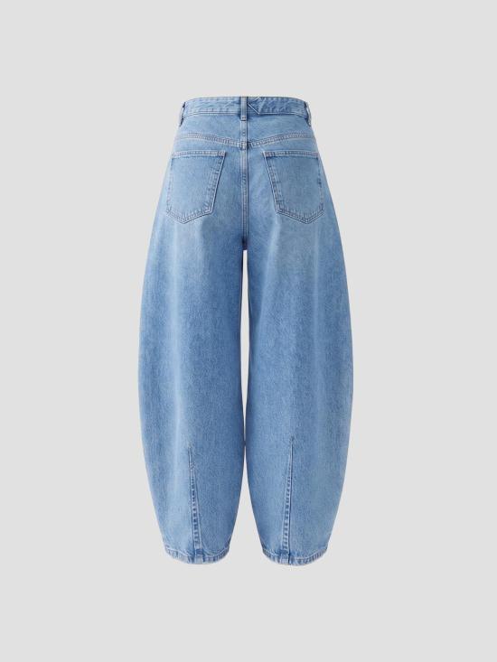 26SS 자크뮈스 더 오발로 드 님 데님 팬츠 PAW00609AD00038 33C BLUE TABAC - JACQUEMUS