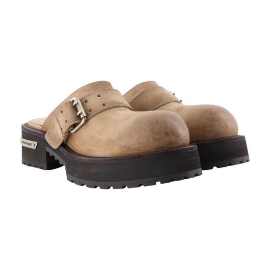 26FW 발렌시아가 뮬/슬리퍼 866571 WCAW3 9880 brown - BALENCIAGA