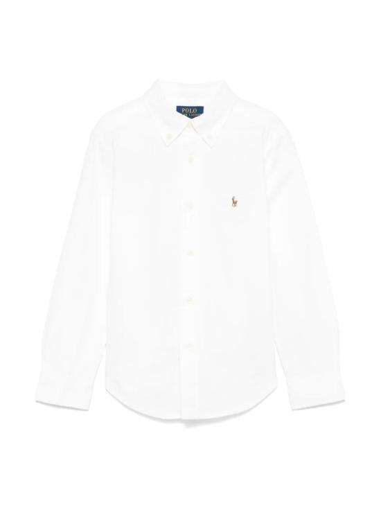 26FW [키즈] 폴로 랄프로렌 셔츠 323 677133 001 099 001 WHITE