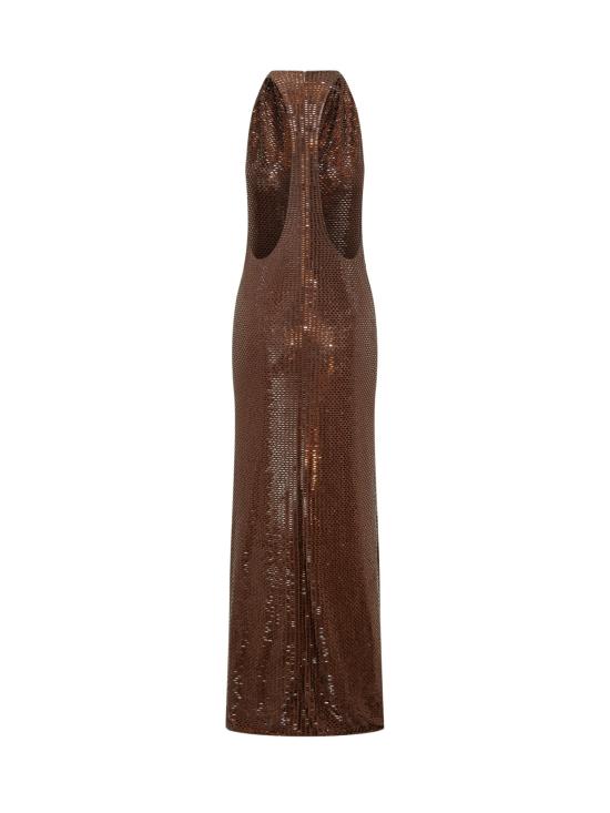 26FW 셀프 포트레이트 롱 원피스 PF26041XBBR BROWN - SELF PORTRAIT