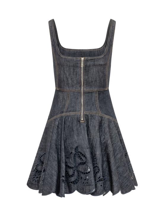 26FW 셀프 포트레이트 미디 원피스 PF26806SBL BLUE - SELF PORTRAIT