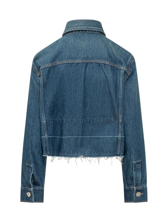 26FW 지방시 데님 셔츠 BW61N3517B 420 MEDIUM BLUE - GIVENCHY