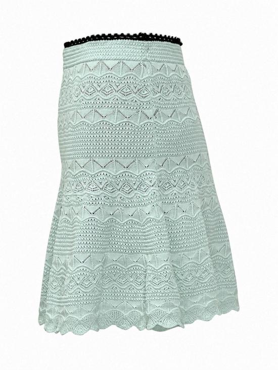 26FW 셀프 포트레이트 미디 스커트 PF26072SKG GREEN - SELF PORTRAIT