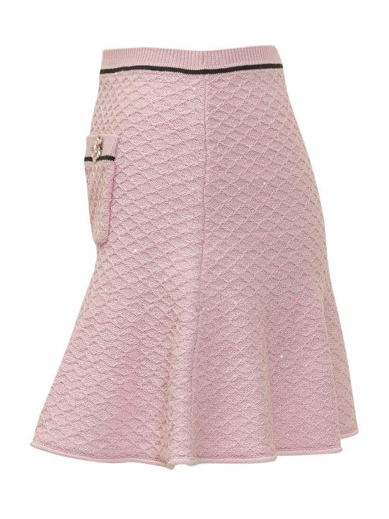26FW 셀프 포트레이트 미디 스커트 PF26064SKP PINK - SELF PORTRAIT