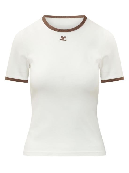 26FW 쿠레쥬 반팔 티셔츠 125JTS017JS0203 B264 PILLOW SMOKY BROWN