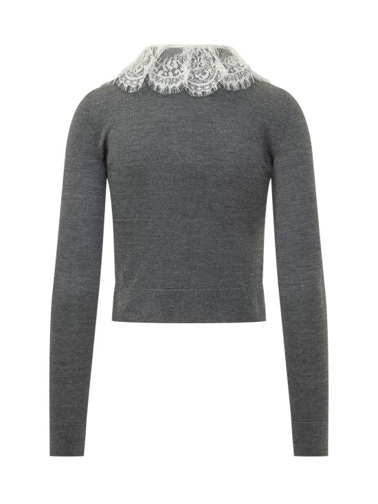 26FW 셀프 포트레이트 스웨터 PF26134CGR GREY - SELF PORTRAIT