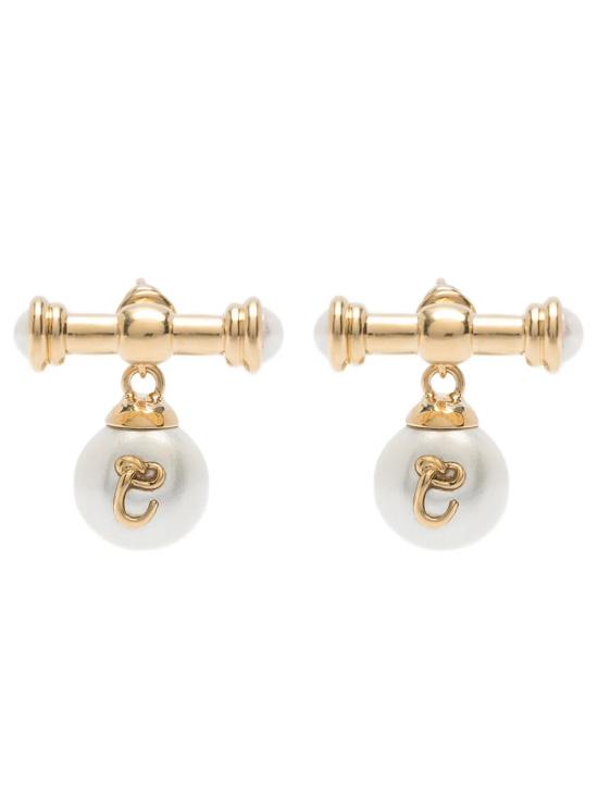 26FW 끌로에 이어링 CH26SJE03BRE 7ZN GOLD AND PEARLY