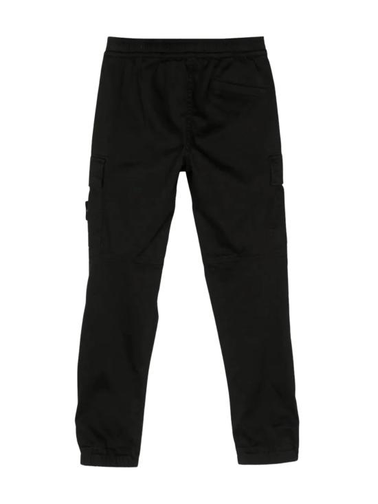 26FW [키즈] 스톤 아일랜드 스트레이트 팬츠 L2 S16 31000 06 S0012 V0029 BLACK - STONE ISLAND