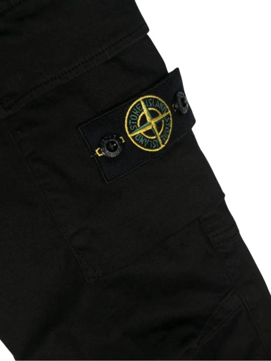 26FW [키즈] 스톤 아일랜드 스트레이트 팬츠 L2 S16 31000 06 S0012 V0029 BLACK - STONE ISLAND