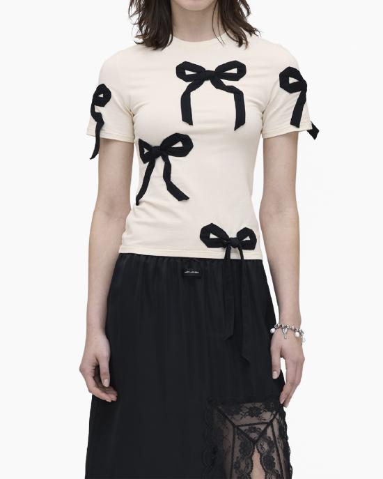 26SS 마크제이콥스 반팔 티셔츠 2S6RTP018C22 117 BIANCO NERO - MARC JACOBS